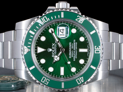 Rolex Submariner Data 116610LV Hulk Ghiera Ceramica Quadrante Verde